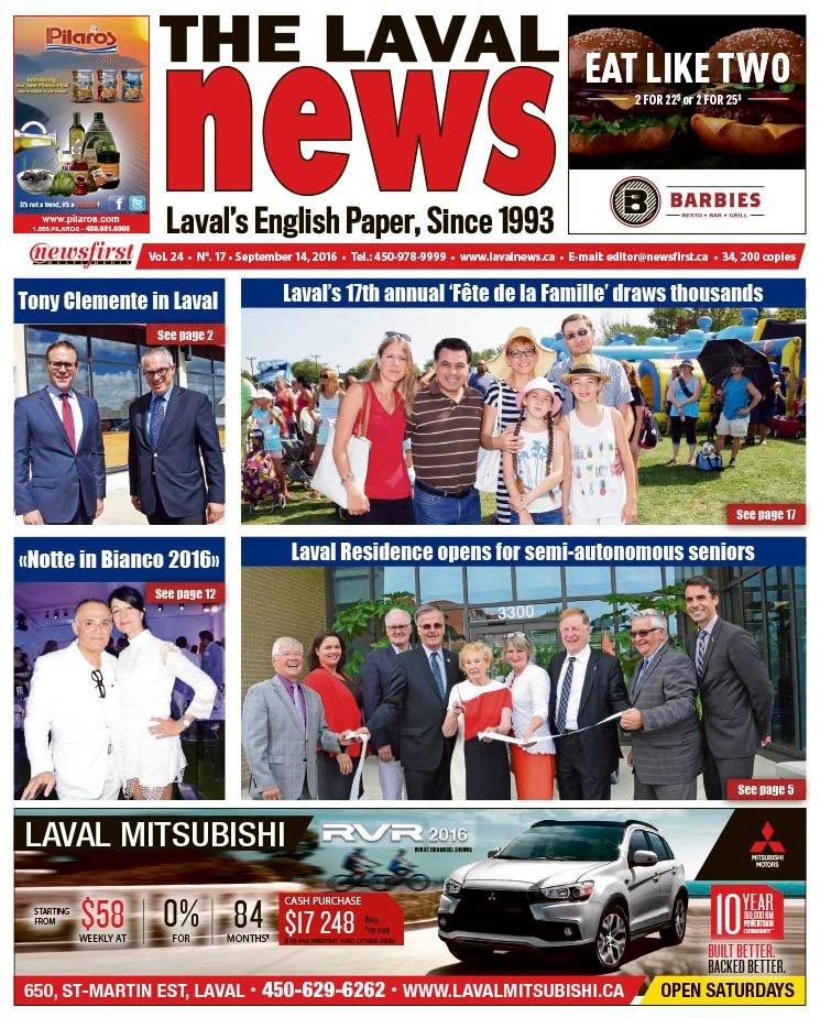 Front page image of The Laval News Volume 24 Number 18