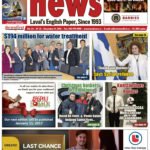 Laval News Volume 24 Number 25 Front Page