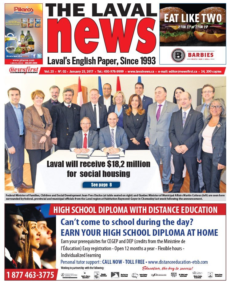 Front page image of The Laval News Volume 25 Number 02