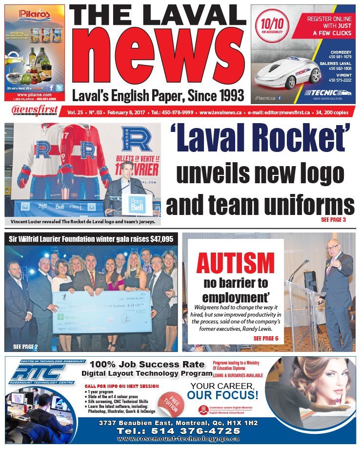 Front page image of The Laval News Volume 25 Number 03