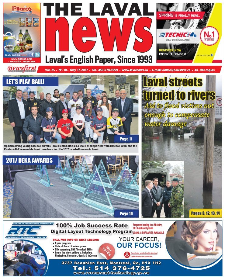 Front page image of The Laval News Volume 25 Number 10