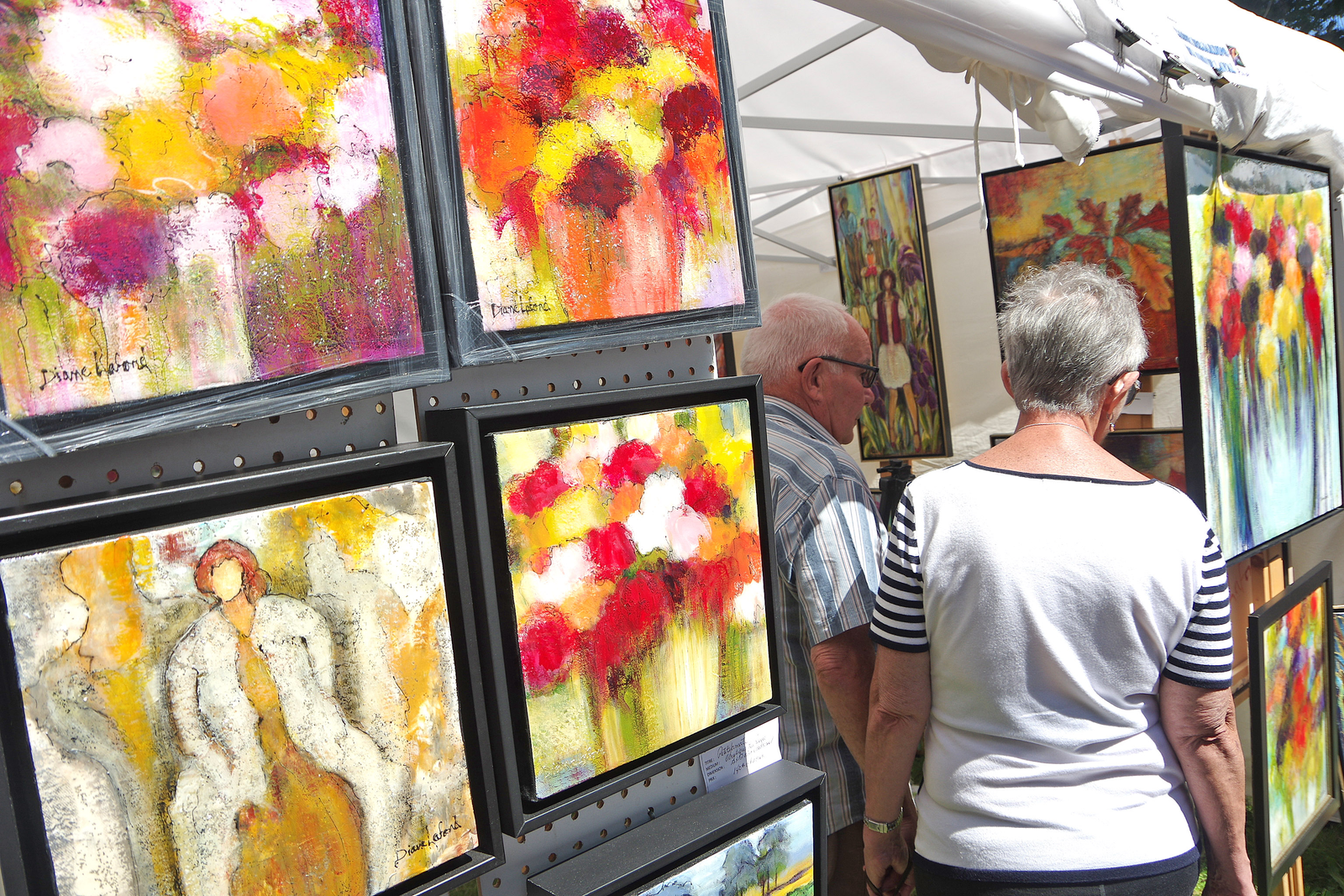 Hundreds of artworks were on display during the three days of the event.