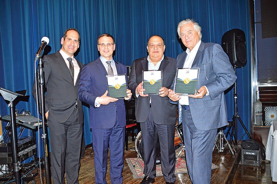 Hellenic Board of Trade honours three founders and past presidents