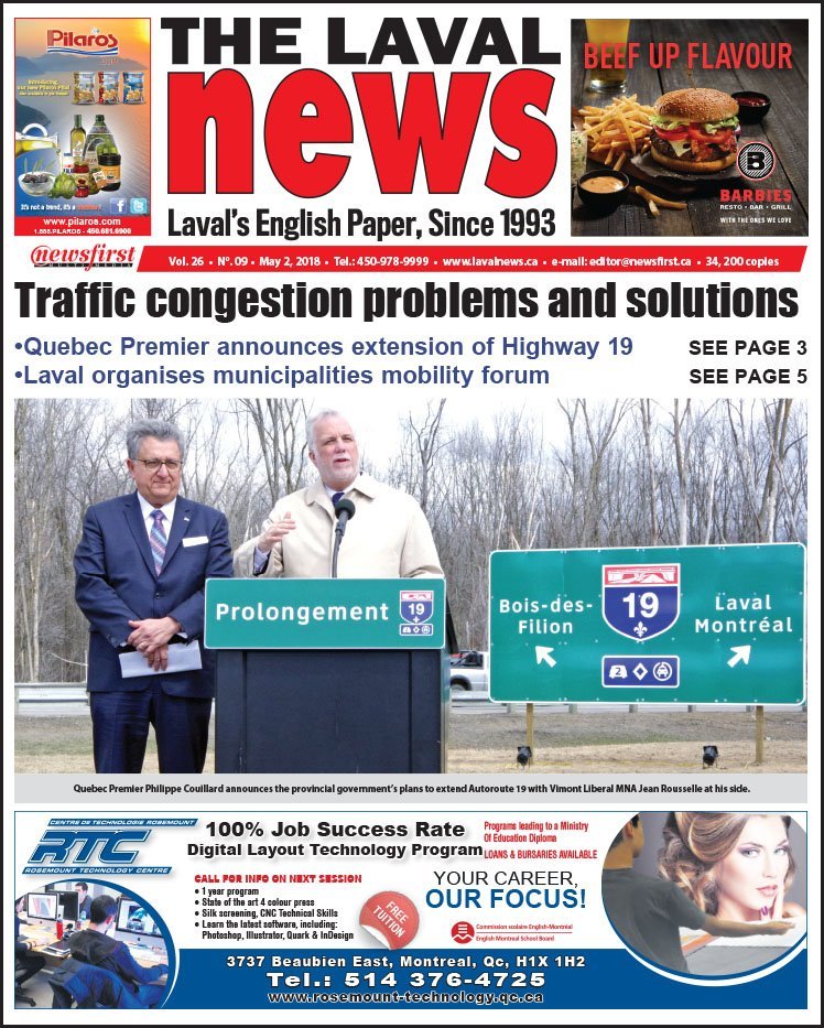 Front page image of The Laval News Volume 09