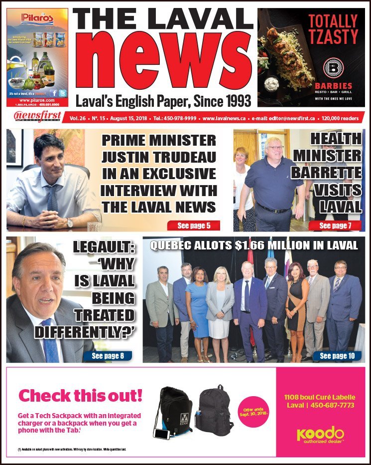 Front page image of The Laval News Volume 26 Number 15