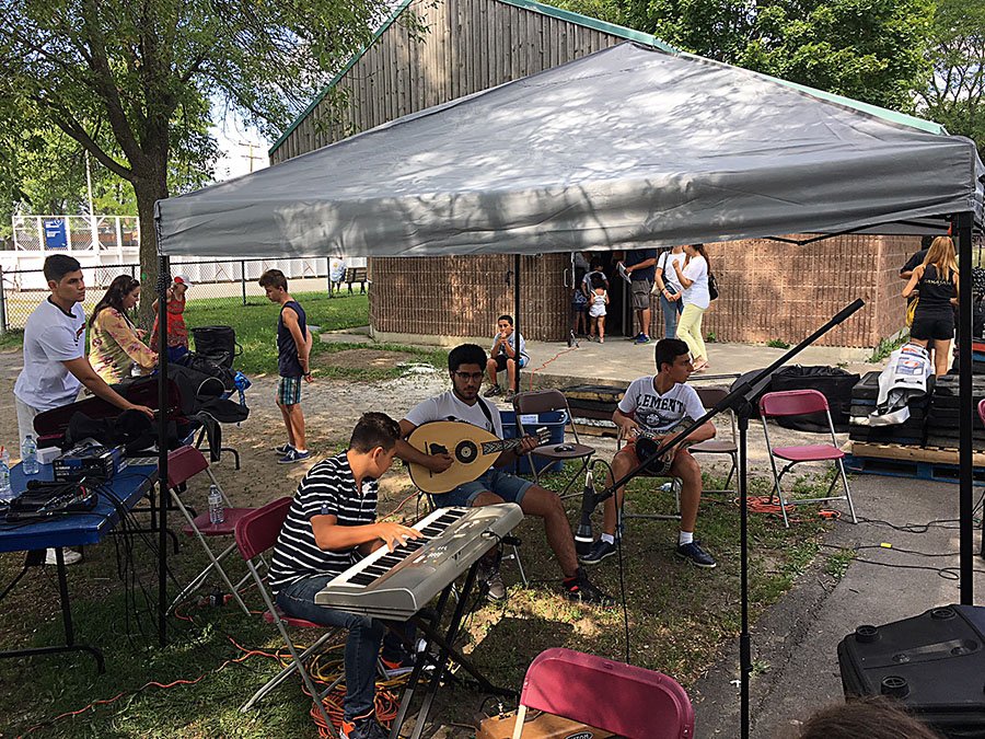 Hundreds came out for Fête de Quartier de Chomedey