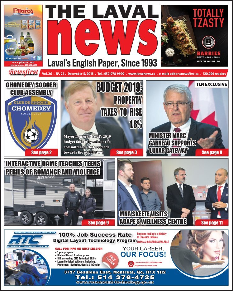 Front page image of The Laval News Volume 26 Number 23.