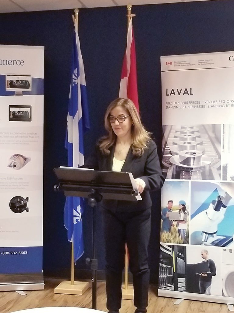 Subsidy to K-eCommerce announced by Vimy MP Eva Nassif