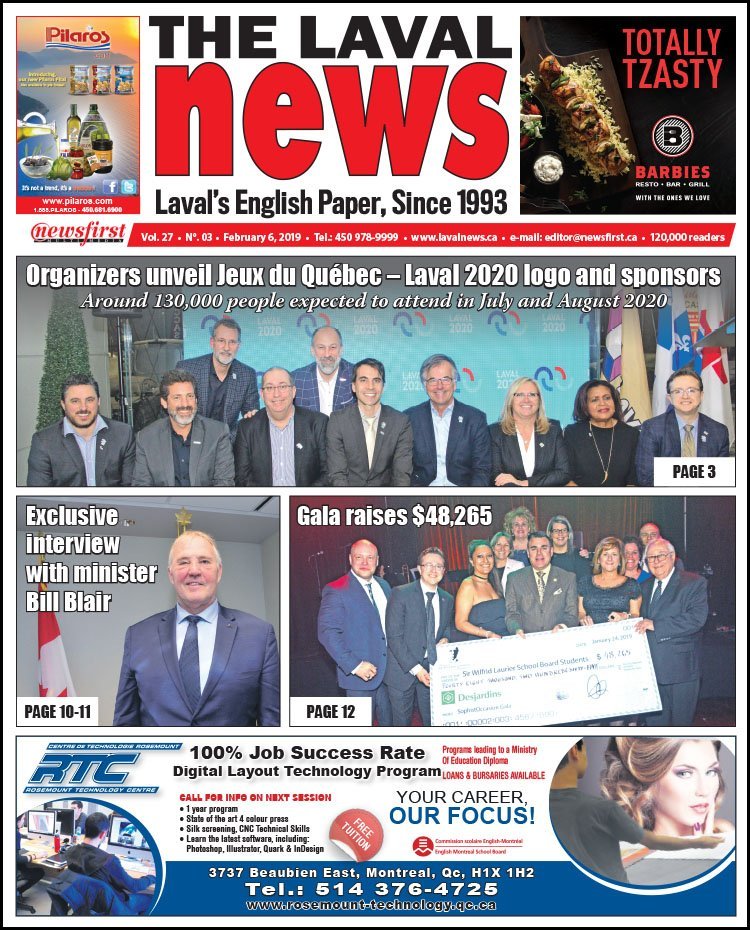 Front page image of The Laval News Volume 27, Number 03