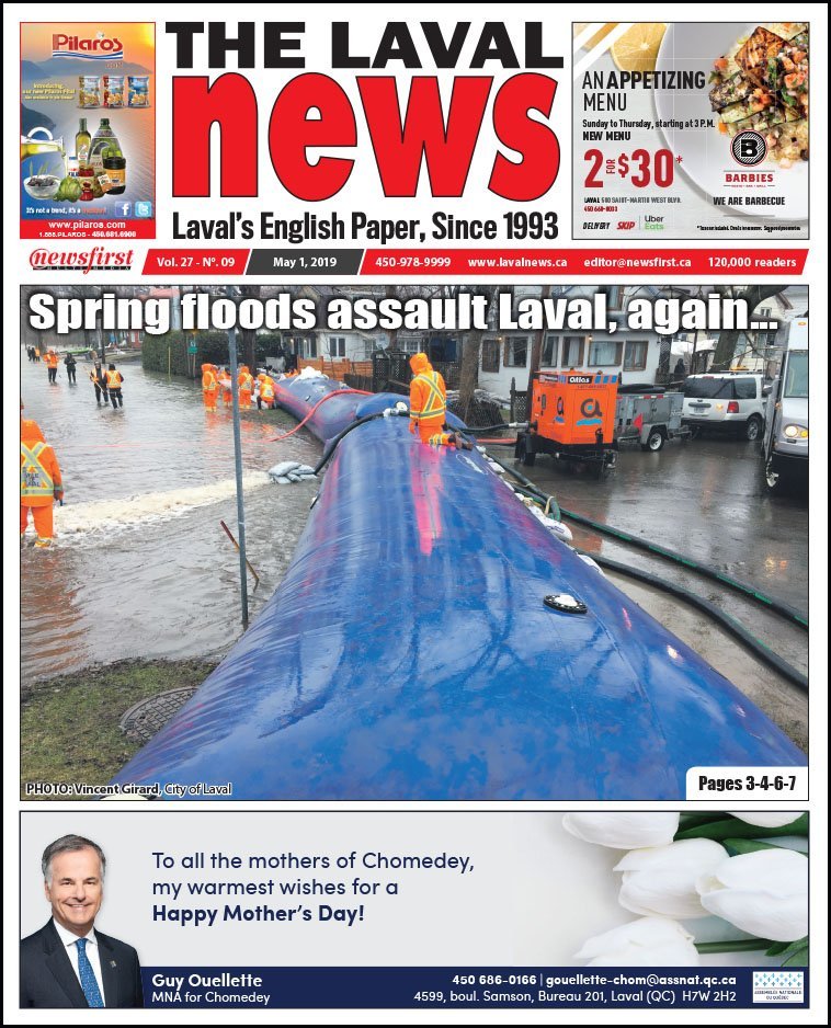 Front page of The Laval News Volume 27, Number 09