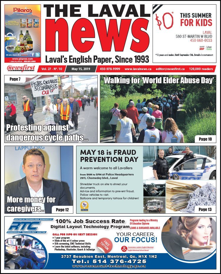 Front page of The Laval News Volume 27, Number 10