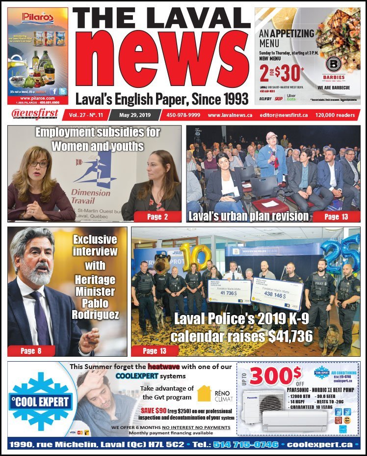 Front page of The Laval News Volume 27, Number 11