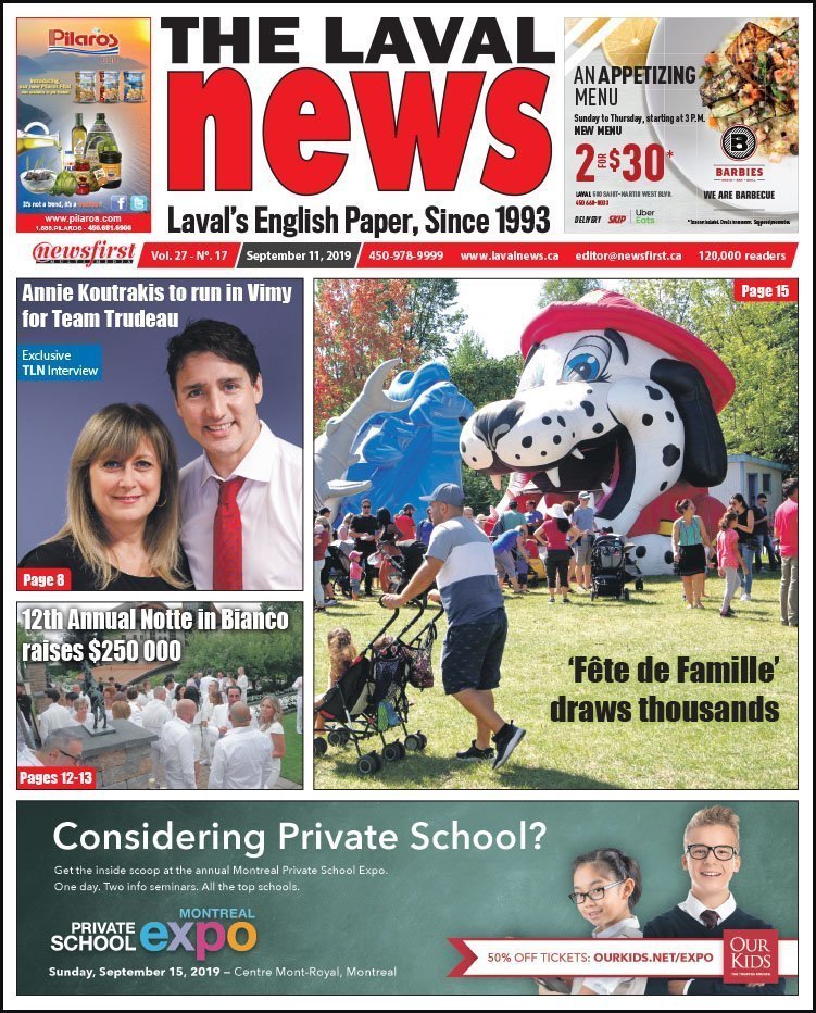 Front page of The Laval News Volume 27, Number 17