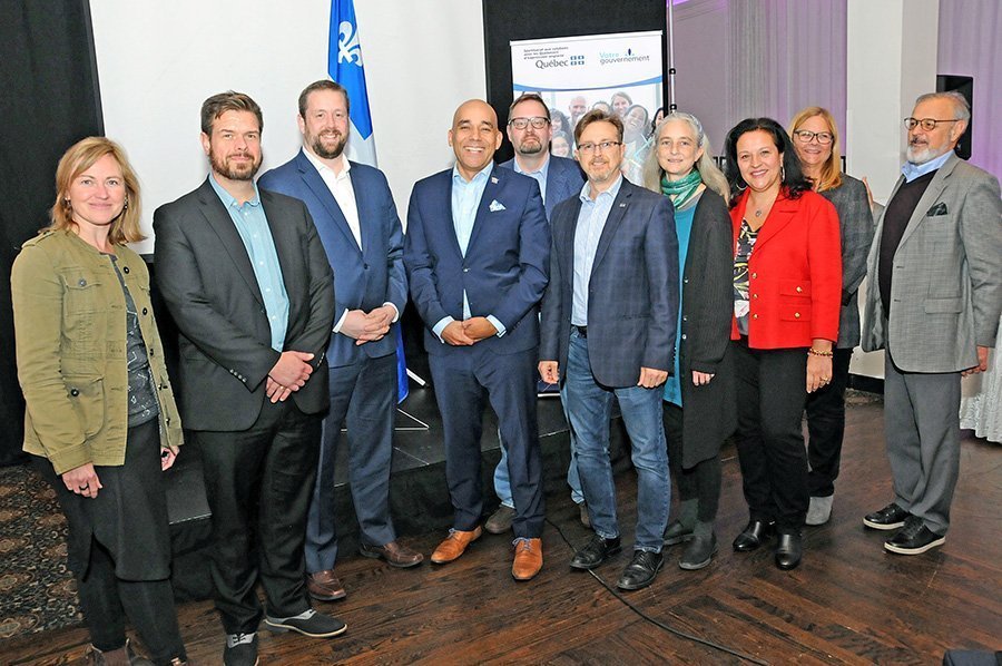 Quebec’s Anglo liaison Christopher Skeete meets group leaders