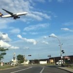 PLANE flying low-web