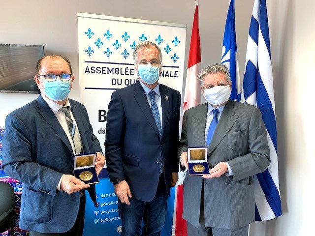 Laval News co-publishers presented with National Assembly Medals