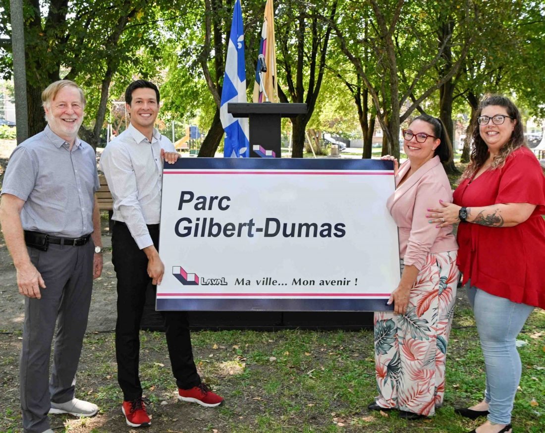 Laval renames a park in Fabreville for the late Gilbert Dumas