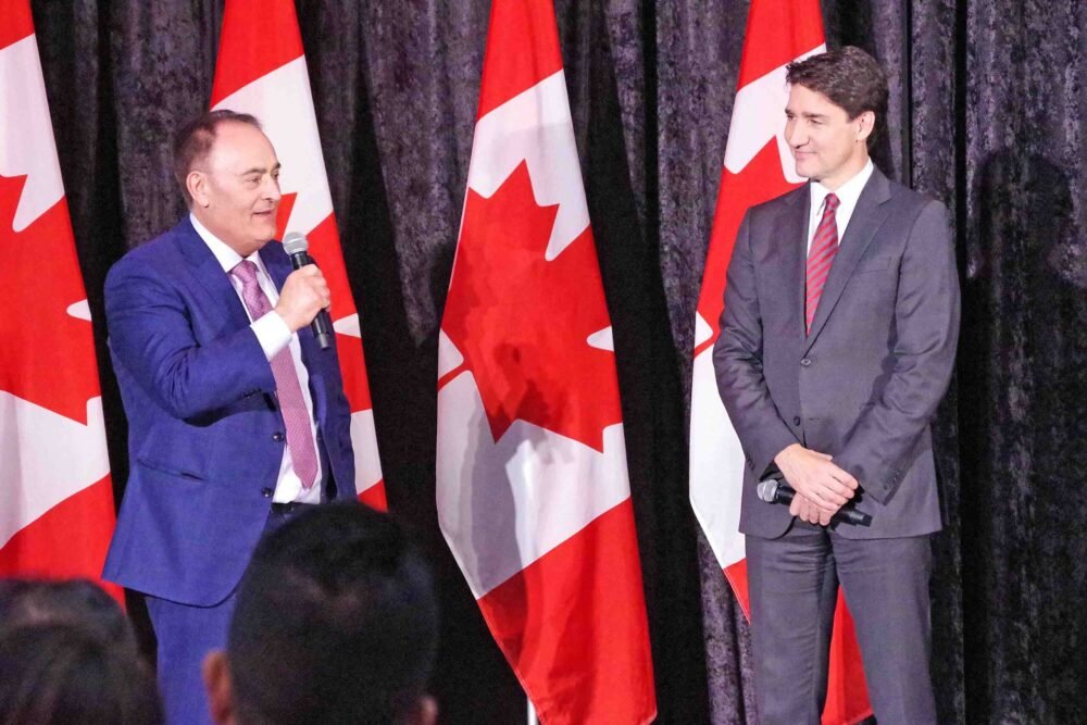 Trudeau stands by Liberal spending during fundraising stop in Laval