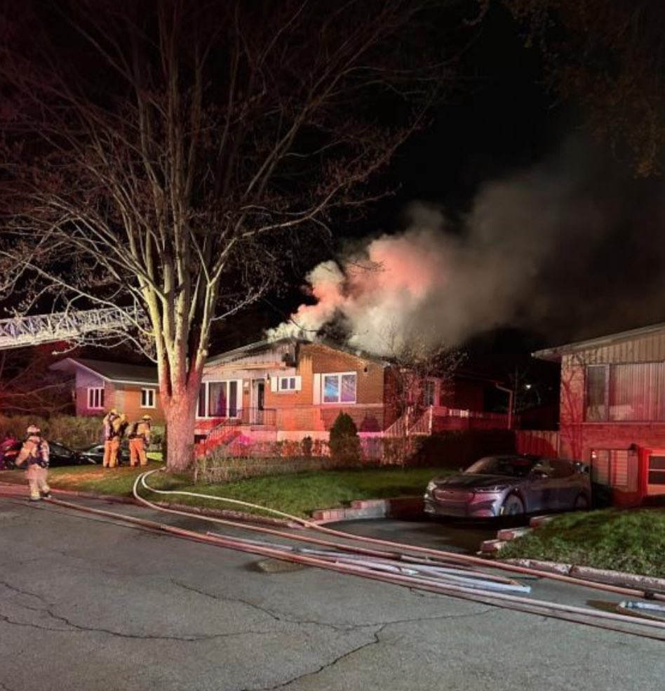 Sainte-Dorothée home heavily damaged by fire